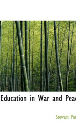 education in war and peace_cover