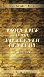 town life in the fifteenth century volume 2_cover