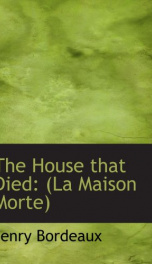 the house that died la maison morte_cover
