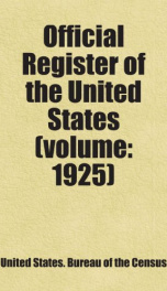 official register of the united states volume 1925_cover