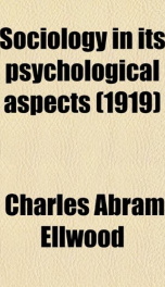 sociology in its psychological aspects_cover
