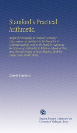 stanifords practical arithmetic adapted principally to federal currency_cover