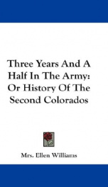 three years and a half in the army or history of the second colorados_cover