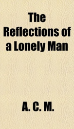 the reflections of a lonely man_cover