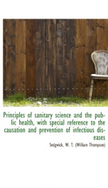 principles of sanitary science and the public health with special reference to_cover