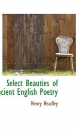 select beauties of ancient english poetry_cover
