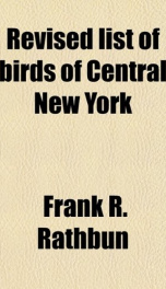 revised list of birds of central new york_cover