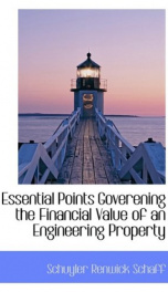 essential points goverening the financial value of an engineering property_cover