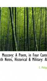 muscovy a poem in four cantos with notes historical military_cover