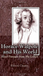 horace walpole and his world select passages from his letters_cover