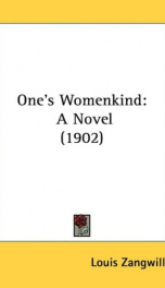ones womenkind a novel_cover