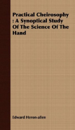 practical cheirosophy a synoptical study of the science of the hand_cover