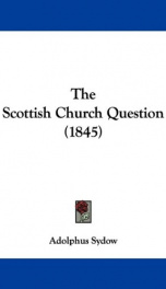 the scottish church question_cover