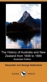 the history of australia and new zealand from 1606 to 1890_cover