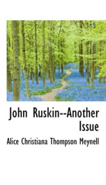 john ruskin another issue_cover
