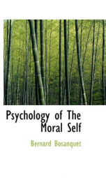 psychology of the moral self_cover