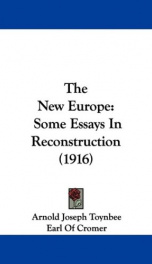 the new europe some essays in reconstruction_cover