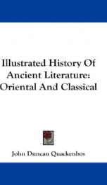 illustrated history of ancient literature oriental and classical_cover
