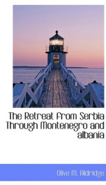 the retreat from serbia through montenegro and albania_cover