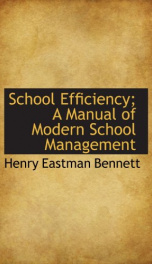 school efficiency a manual of modern school management_cover