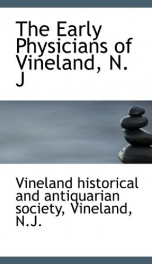 the early physicians of vineland n j_cover