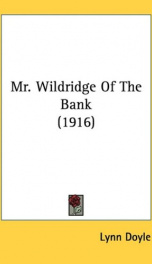 mr wildridge of the bank_cover