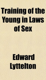 training of the young in laws of sex_cover