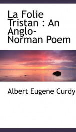 la folie tristan an anglo norman poem_cover