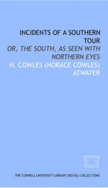 incidents of a southern tour or the south as seen with northern eyes_cover