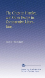 the ghost in hamlet and other essays in comparative literature_cover