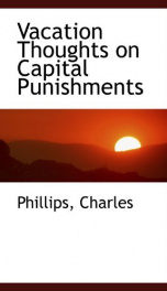 vacation thoughts on capital punishments_cover