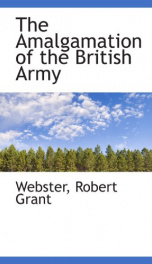 the amalgamation of the british army_cover