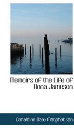 memoirs of the life of anna jameson_cover