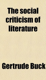 the social criticism of literature_cover