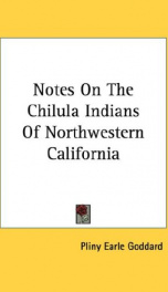 notes on the chilula indians of northwestern california_cover