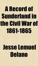 a record of sunderland in the civil war of 1861 1865_cover