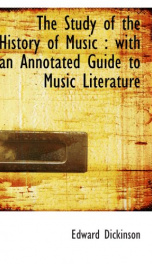 the study of the history of music with an annotated guide to music literature_cover
