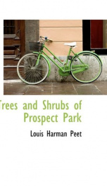 trees and shrubs of prospect park_cover