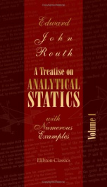 a treatise on analytical statics with numerous examples volume 1_cover