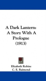 a dark lantern a story with a prologue_cover