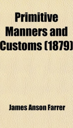 primitive manners and customs_cover