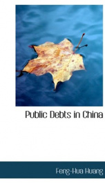 public debts in china_cover
