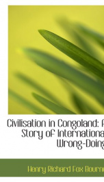 civilisation in congoland a story of international wrong doing_cover