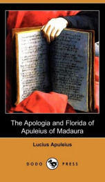 The Apologia and Florida of Apuleius of Madaura_cover