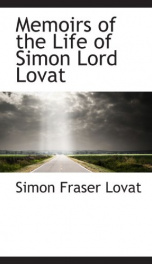 memoirs of the life of simon lord lovat_cover