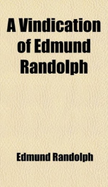 a vindication of edmund randolph_cover