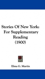 stories of new york for supplementary reading_cover