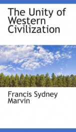 the unity of western civilization_cover