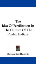 the idea of fertilization in the culture of the pueblo indians_cover