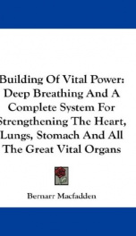building of vital power deep breathing and a complete system for strengthening_cover